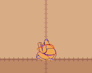 Nepalese Buddhist monk looks behind him in the middle of prayer, then stands up before his opponent.